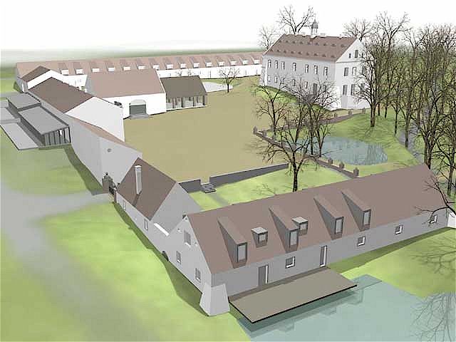   Reconstruction and extension of historical castle