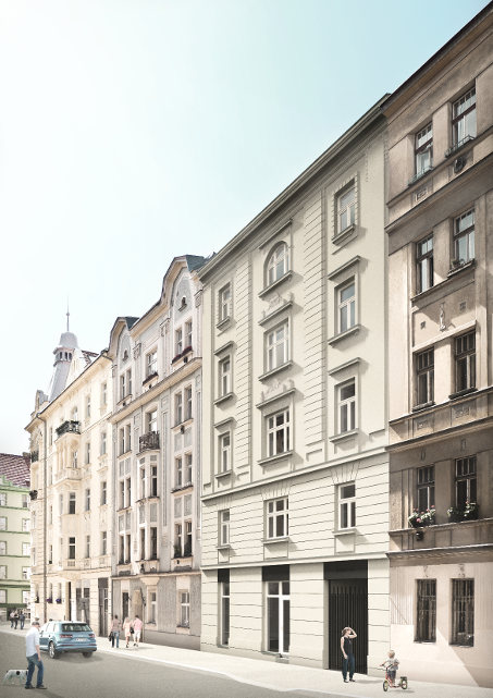 Rekonstrukce bytového domu 2, Praha