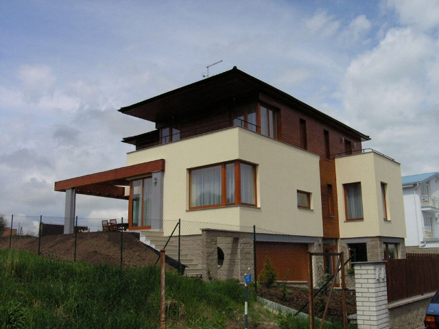 Novostavba rodinného domu Praha Ruzynì, 2002-2004