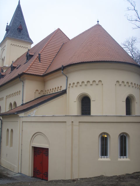Pøístavba sakristie kostela Sv. Prokopa